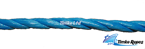 10mm Blue Polypropylene Rope Sold By The Metre
