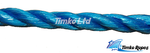 16mm Blue Polypropylene Rope Sold By The Metre
