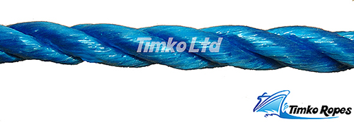 20mm Blue Polypropylene Rope Sold By The Metre