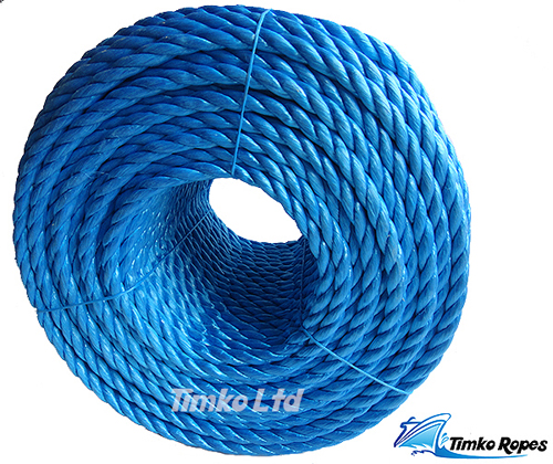 Polypropylene rope - 20mm Dia Blue x 100m Mini Coil