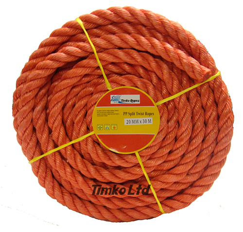 Polypropylene rope - 20mm Dia Red x 30m Mini Coil