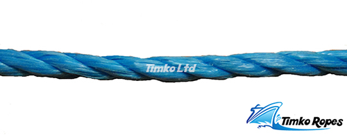 6mm Blue Polypropylene Rope Sold By The Metre