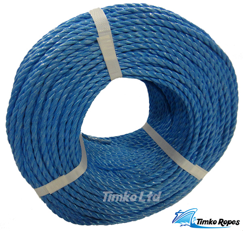 Polypropylene rope - 6mm Dia Blue x 30m Mini Coil