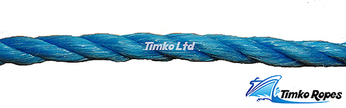 8mm Blue Polypropylene Rope Sold By The Metre