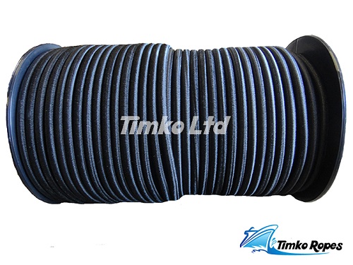 10mm Black Elastic Bungee Shock Cord x 100mtrs