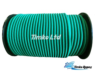 8mm Bottle Green Elastic Bungee Shock Cord x 10mtrs